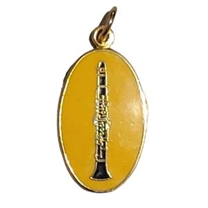 Vintage clarinet charm/necklace pendant